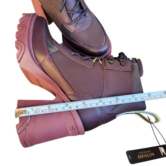 SOREL New Cinder Sea Sprite Waterproof Brex Heel Lace Bootie Size 5 - Picture 15 of 16